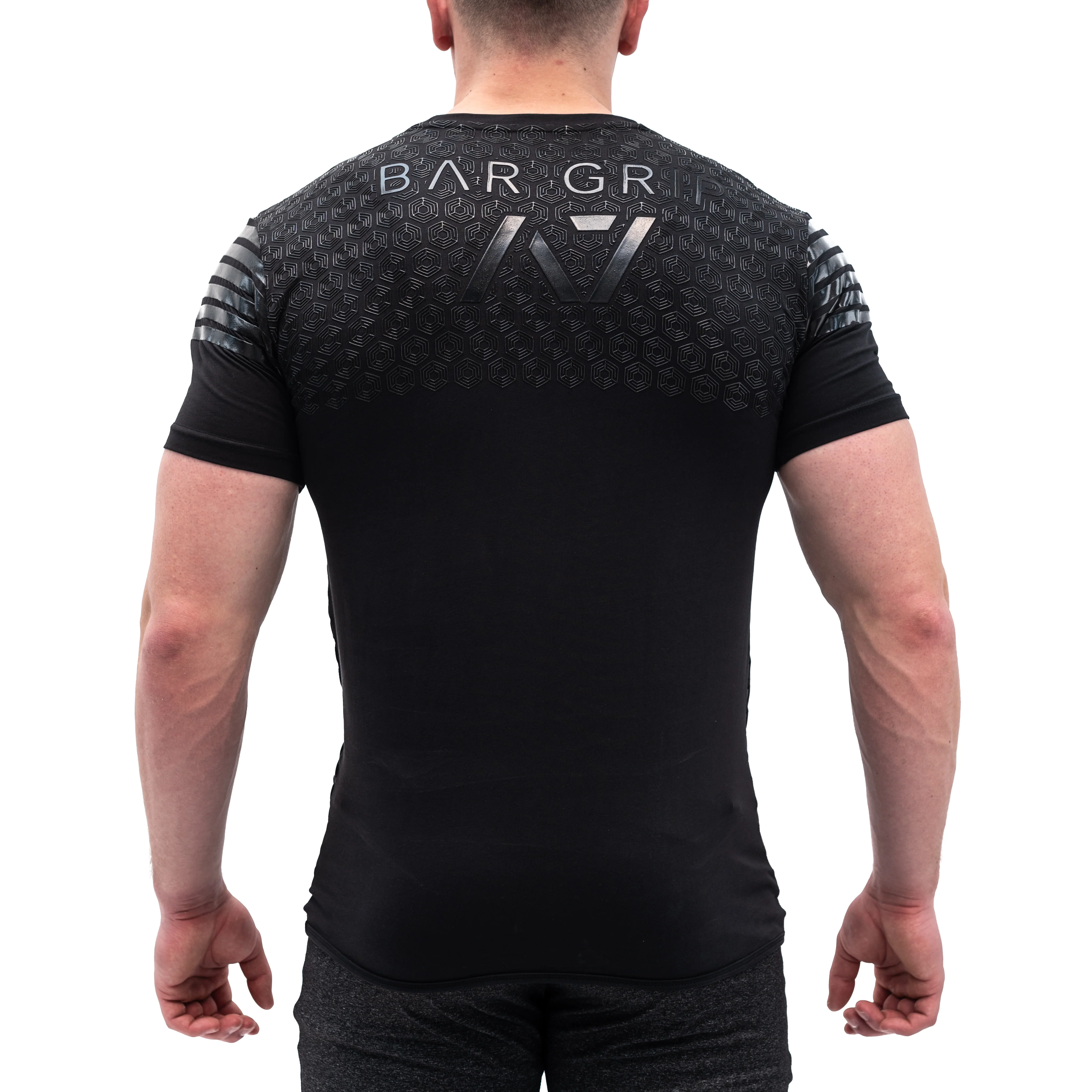 Strongman Stealth Bar Grip Men's Shirt - Image 3