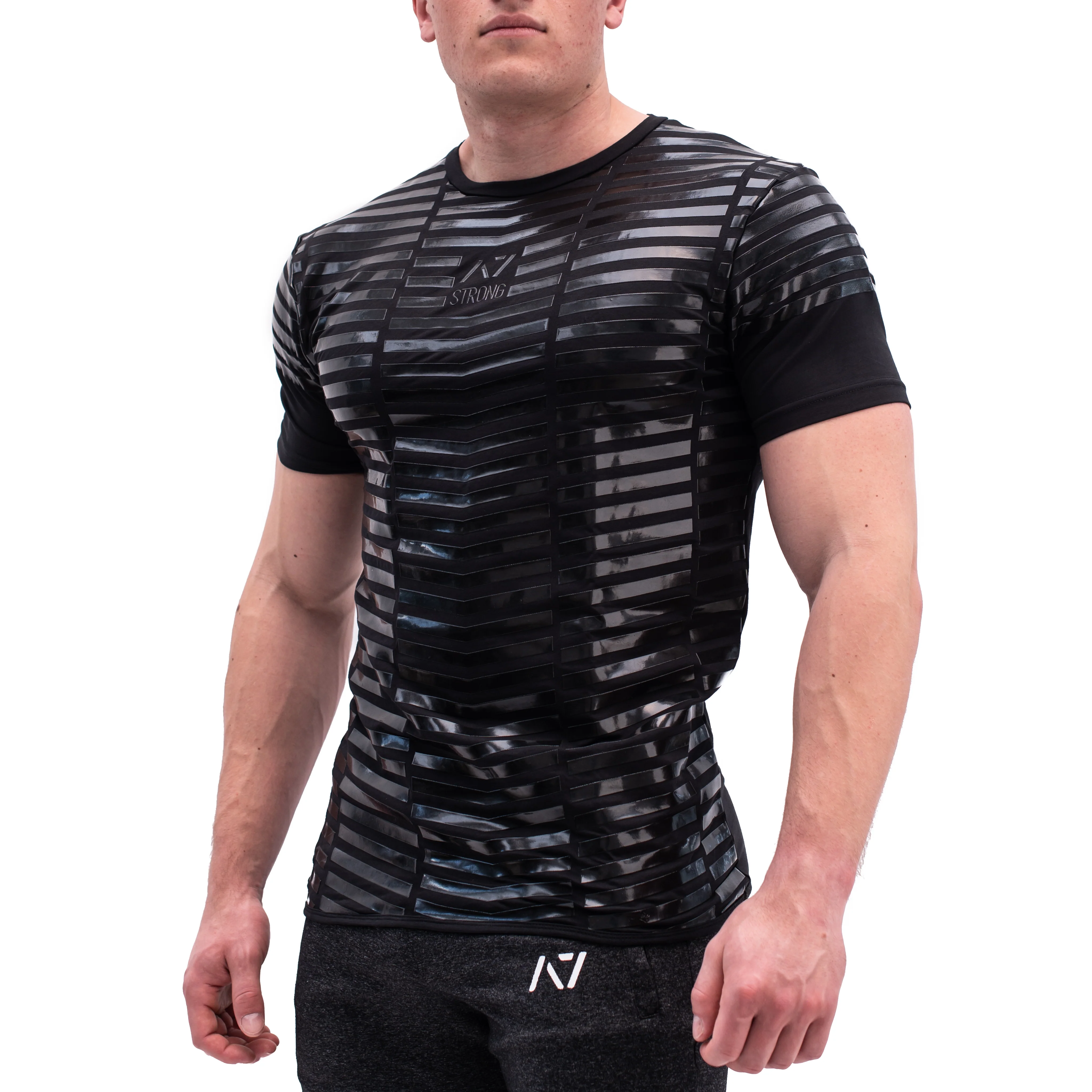 Strongman Stealth Bar Grip Men's Shirt - Image 4