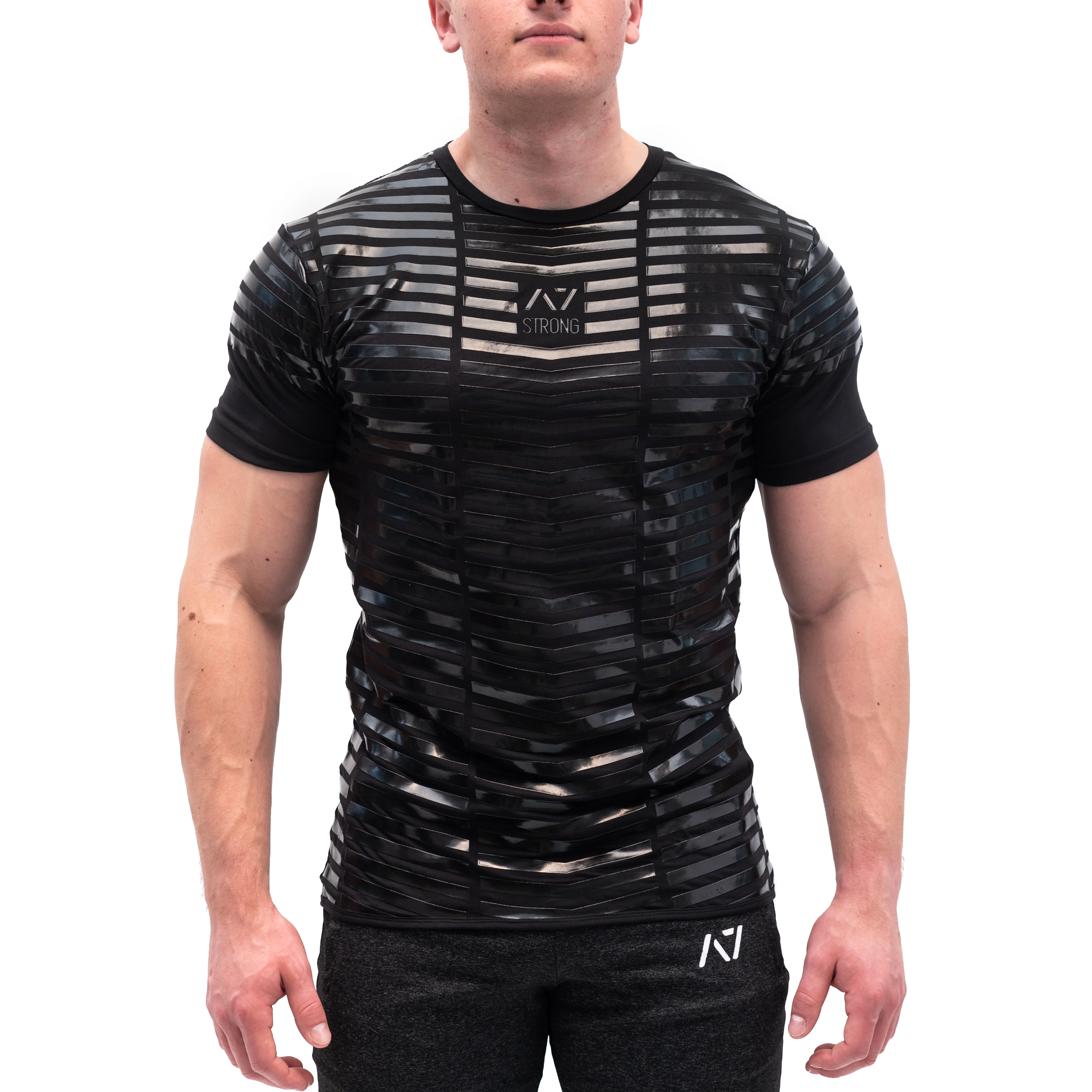 Strongman Stealth Bar Grip Men's Shirt - Image 5