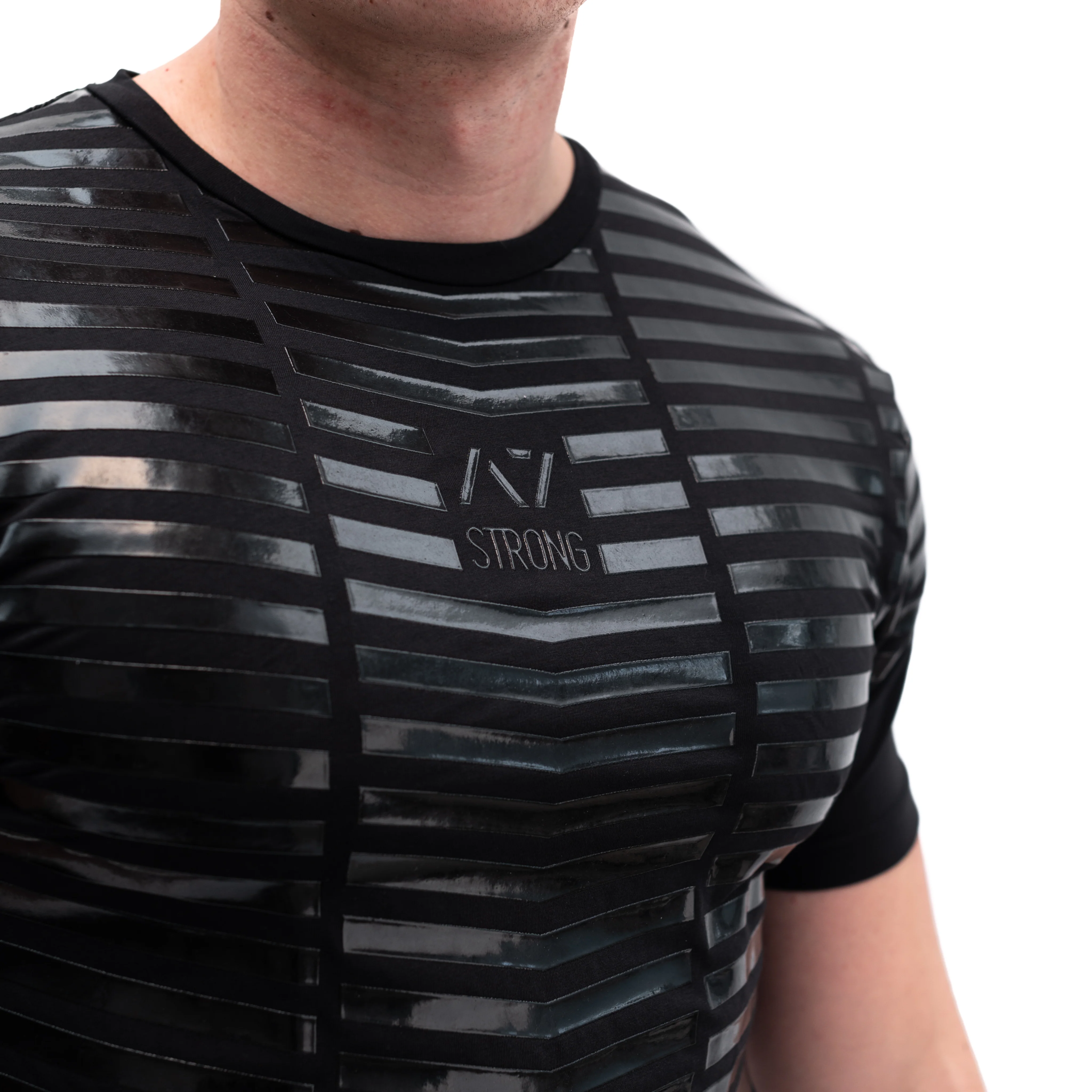 Strongman Stealth Bar Grip Men's Shirt - Image 8