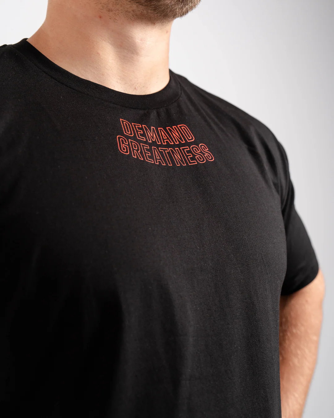 Demand Greatness True-Fit Men's Meet Shirt - Red Dawn - Image 4