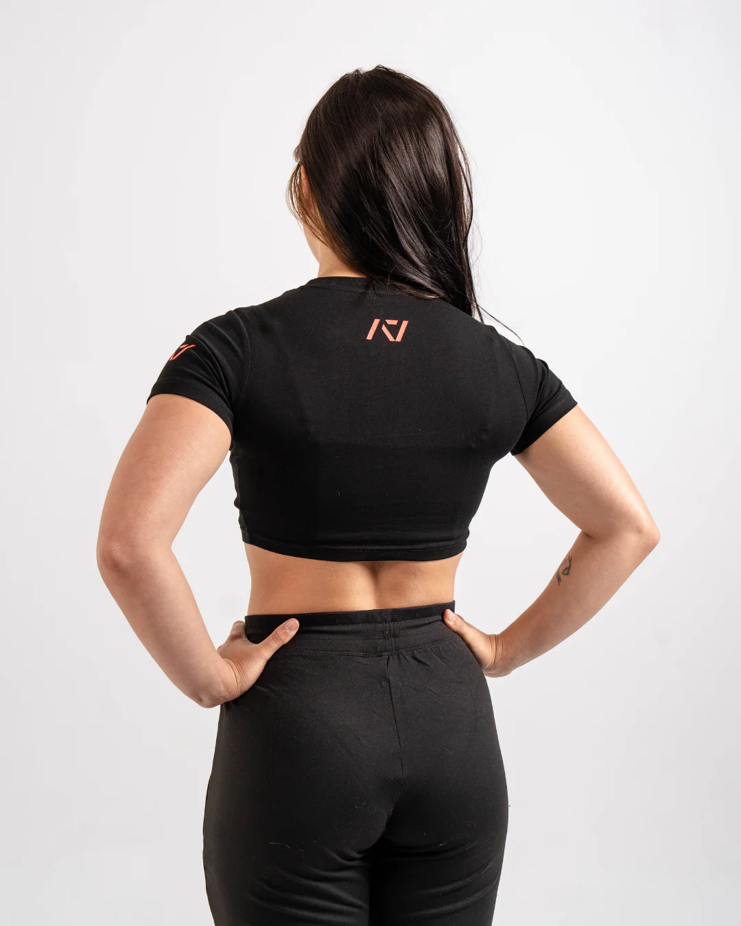 Demand Greatness True-Fit Women's Meet Crop - Red Dawn - Image 4