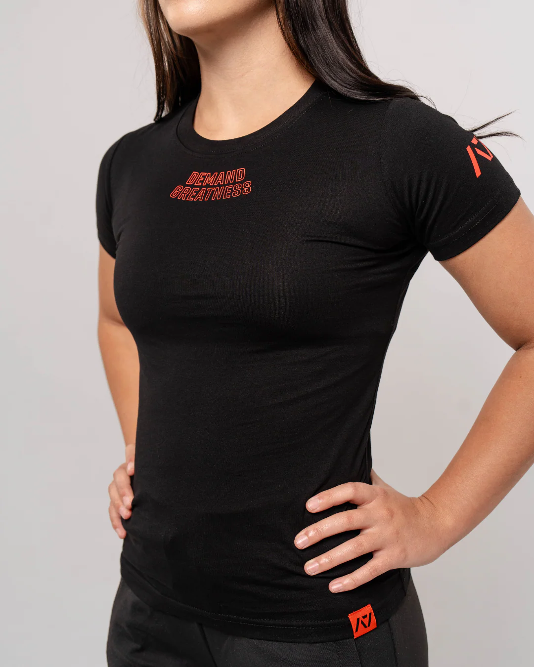 Demand Greatness True-Fit Women's Meet Shirt - Red Dawn - Image 3