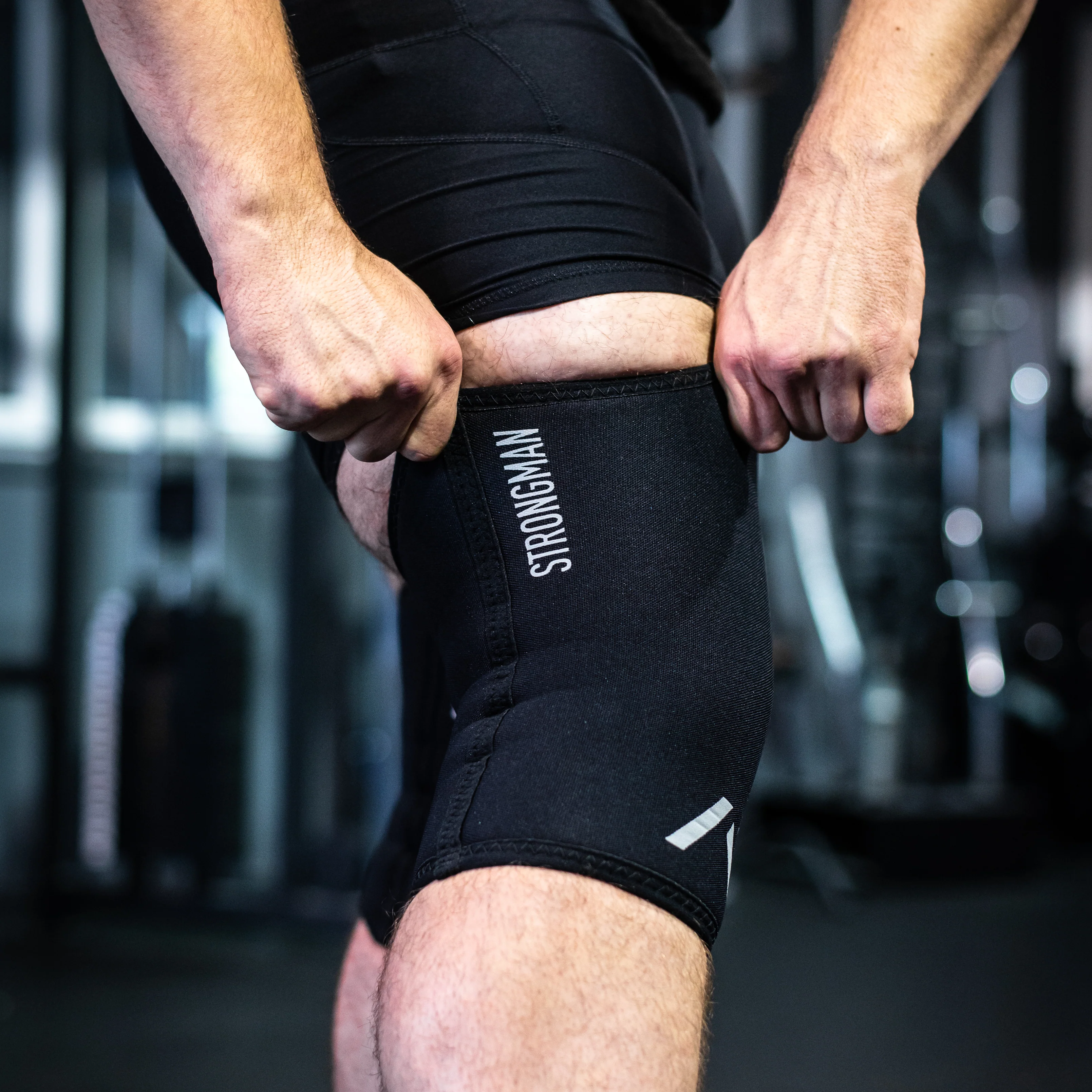 Strongman Knee Sleeves - 9mm - Black/Reflective - Image 11