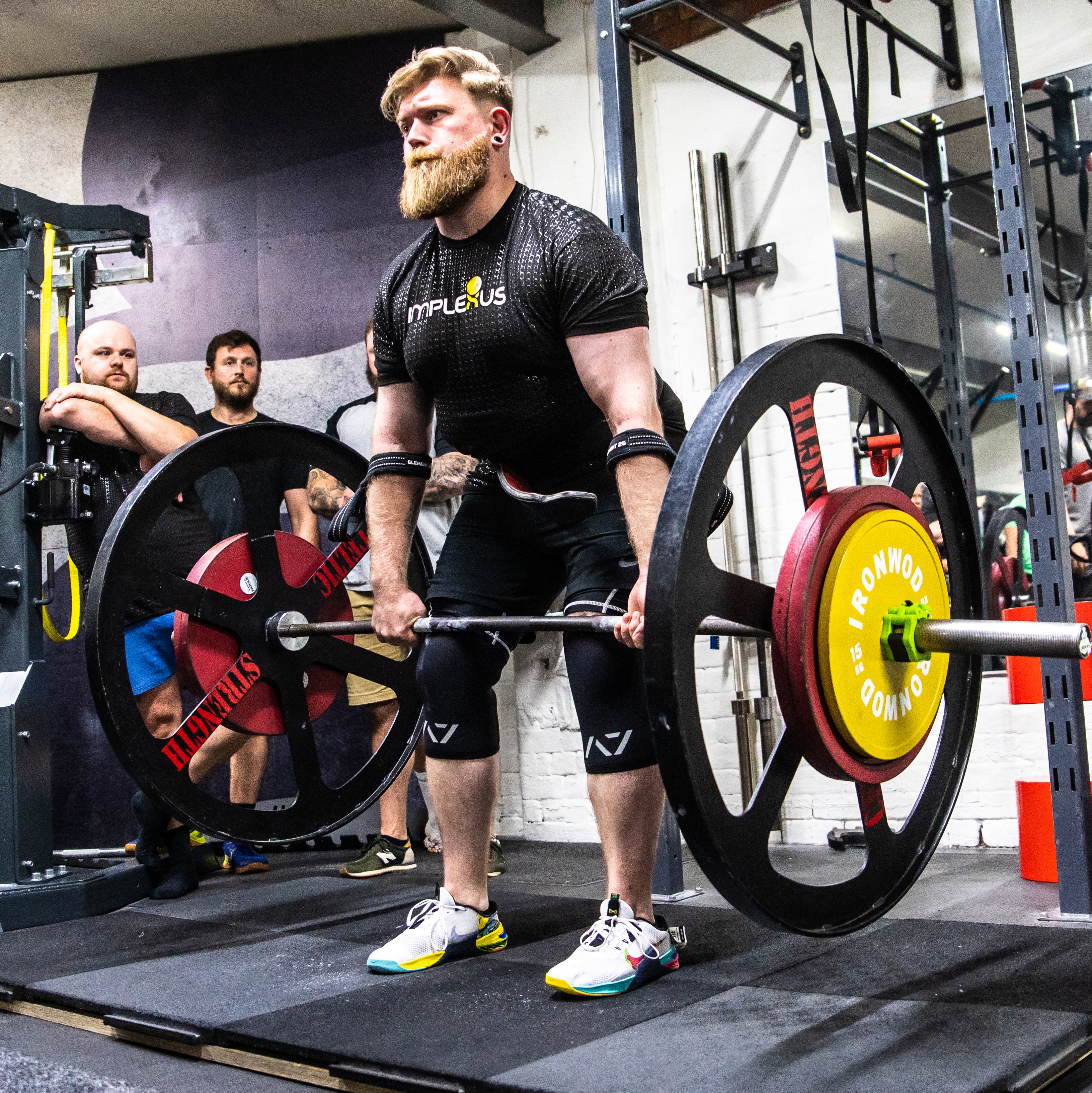 Strongman Knee Sleeves - 9mm - Black/Reflective - Image 4