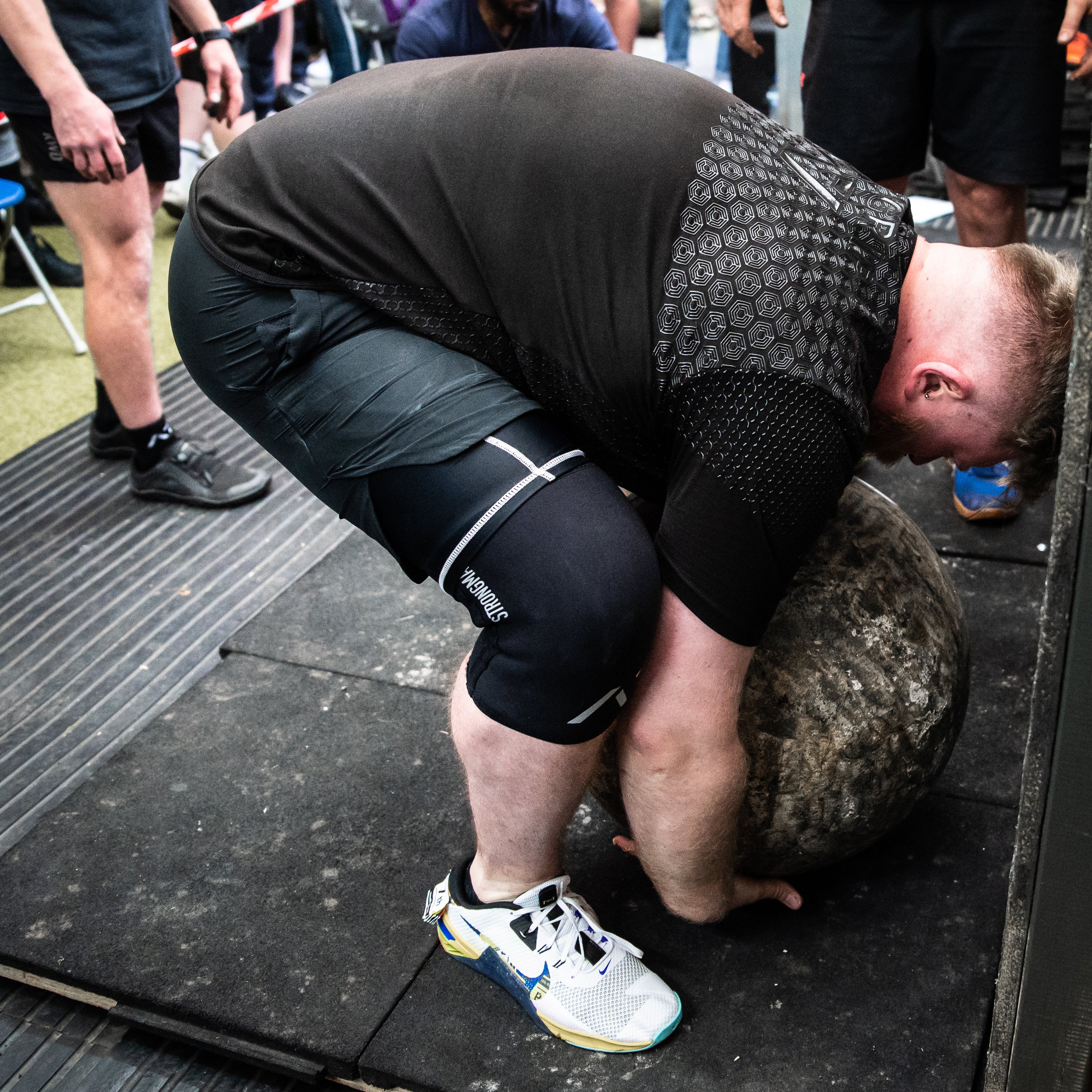 Strongman Knee Sleeves - 9mm - Black/Reflective - Image 6