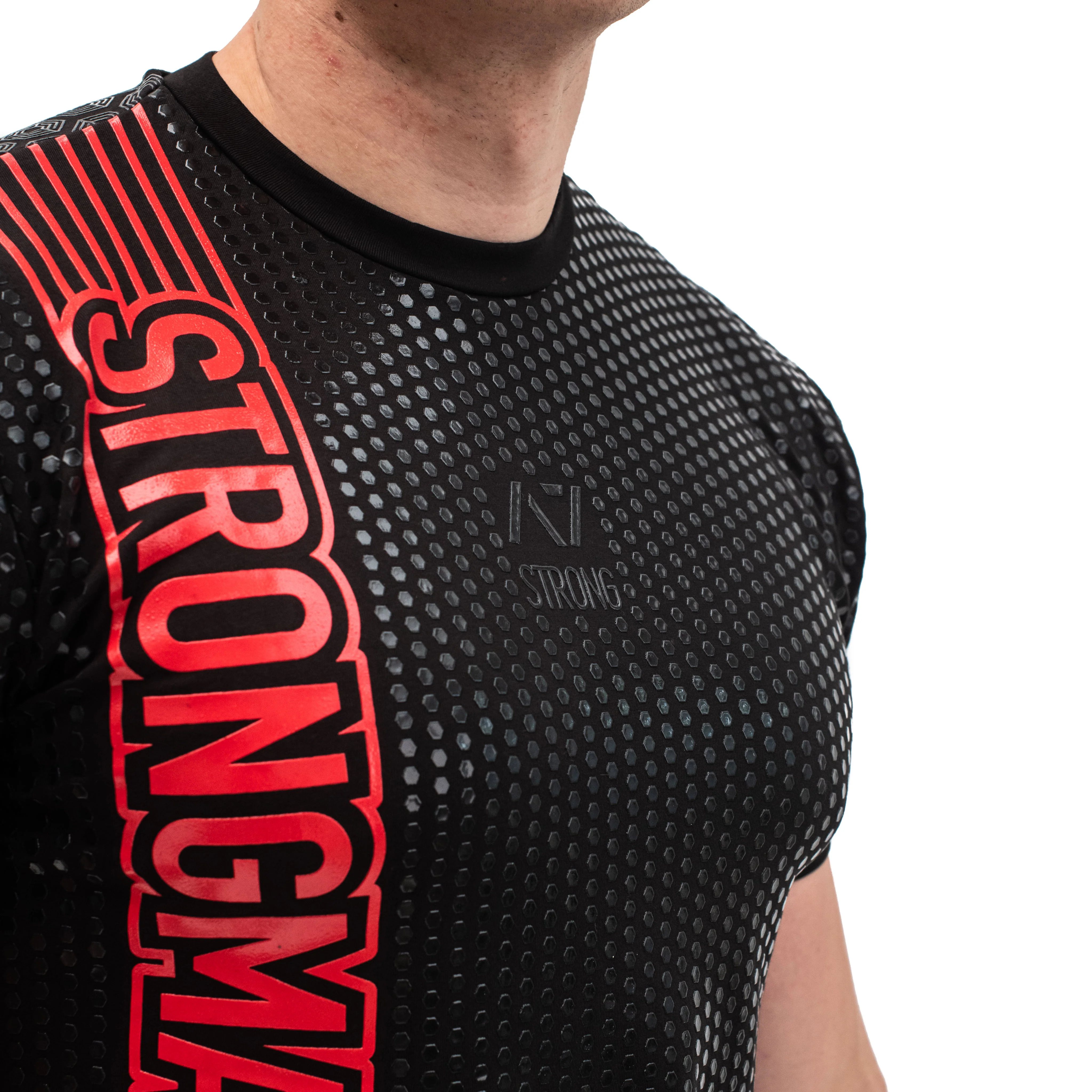 Strongman Pride Bar Grip Men's Shirt - Image 8